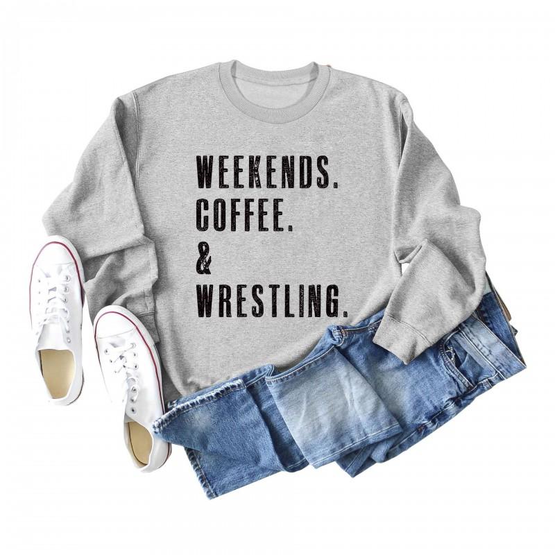 O-Neck Oversized Long Sleeve Hoodie Women - Streetwear Graphic Print Cotton Sweatshirt Winter