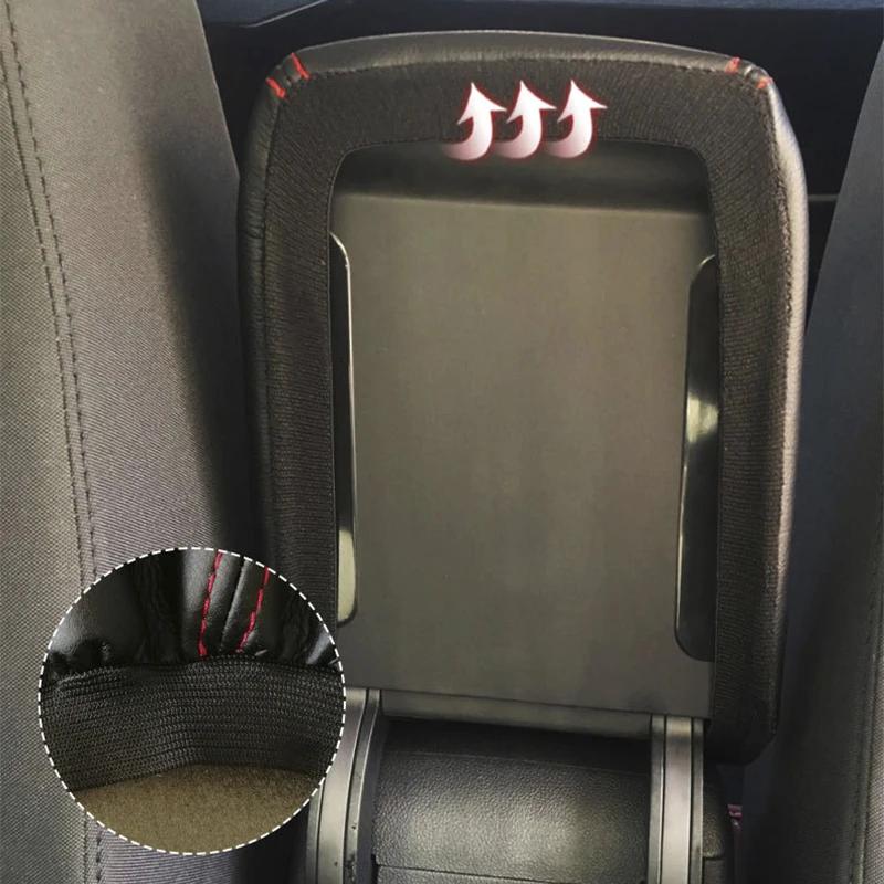 For Volkswagen VW Golf 7 MK7 2013~2019 R Line Car Center Console Armrest Lid Box Cover Trim Protector Cover Interior Accessories