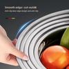New Stainless Steel Mixing Bowl Cold Vegetable Bowl Large Capacity Baking Fruit Salad Bowls Thickened Egg Mixing Basin