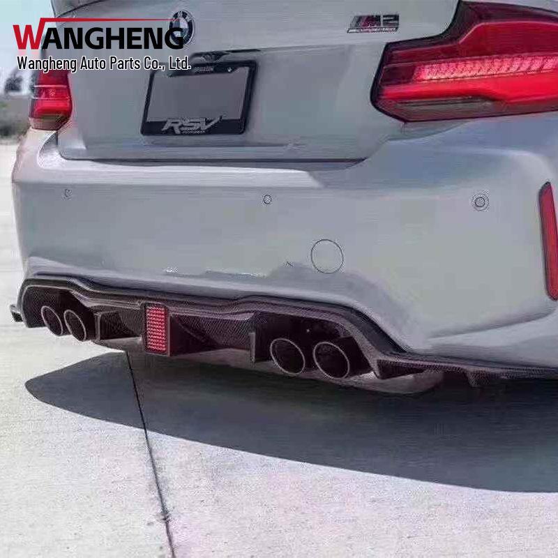 Golf 7.5 Carbon Fiber Rear Bumper Lip Spoiler & Diffuser