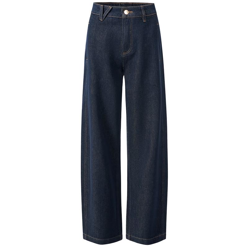 

GIOVANNI VALENTINO Women s 2025 Loose Fit Denim Banana Pants S