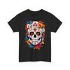 Ημέρα των Νεκρών 2025 Ζαχαρωτό Κρανίο La Catrina Halloween Unisex Μπλουζάκι