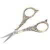 European Retro Scissor DIY Hand Made Cross Stitch Craft Creative Fancy Antique Needlework Tools(Bronze(B01 003 00124) )