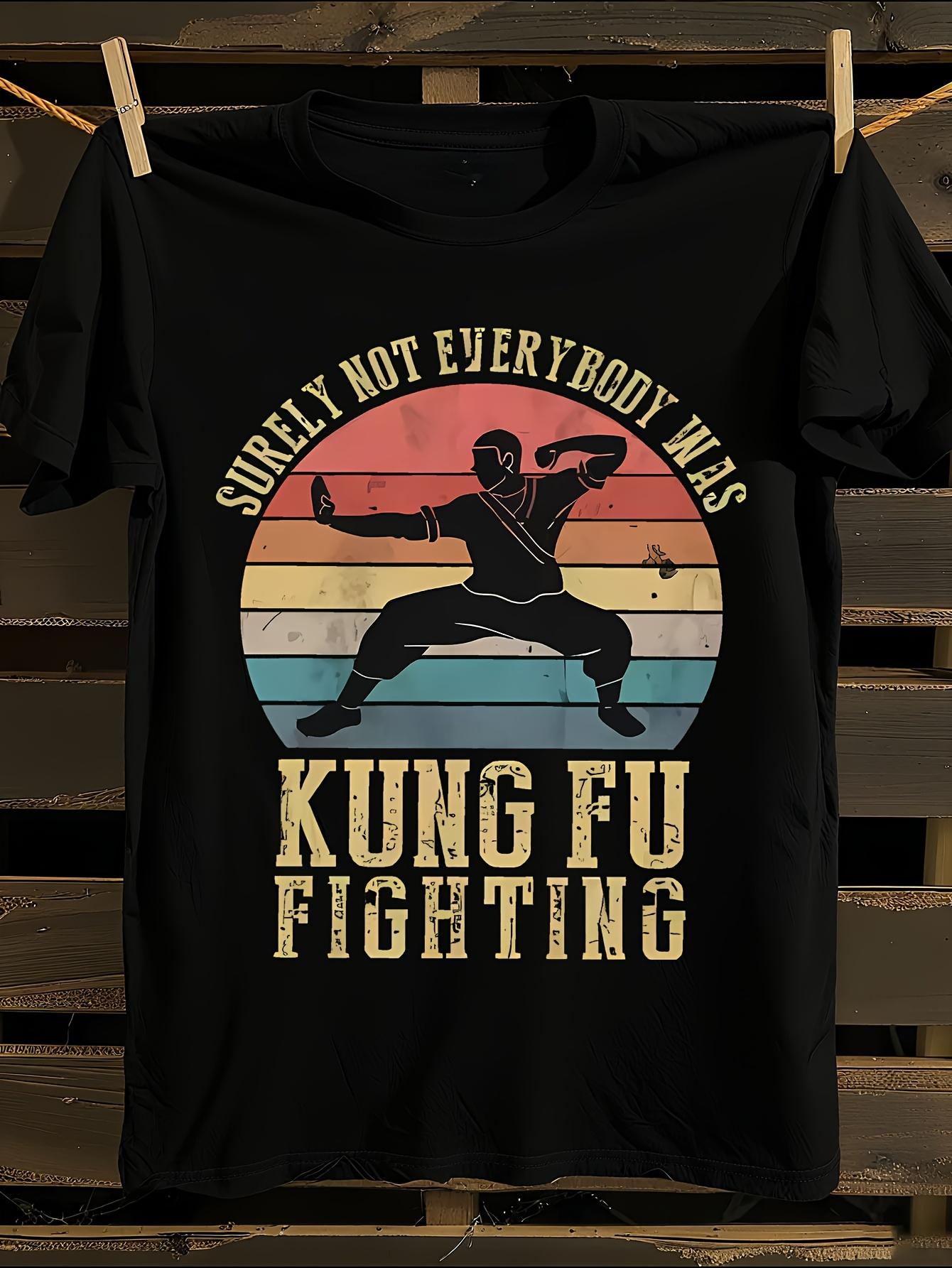 Vintage Tshirt Vintage Kung Fu Fighting Graphic Tshirt XL