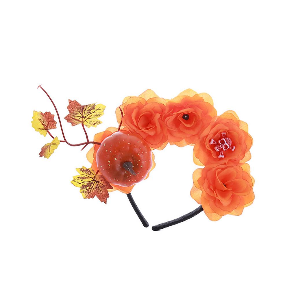 Halloween Headbands Skull Pumpkin Hair Bands Hair Hoop Halloween Party Hair Accessories Cosplay Halloween Costumes