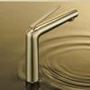 Bathroom Basin Faucet Hot and Cold Crane Brass Sink Mixer Single Lever Sink Faucet Water Faucet Crane Brush Gold