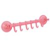 Modern Adjustable 6-Hook Plastic Seamless Kitchen Wall Hook Strong Suction Cup Storage Suction Hook ABS Sticky Hook Adhesive Bag