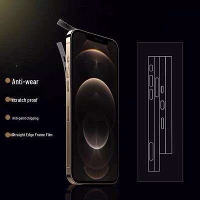 IPhone 16 Plus Folia Hydrożelowa na Ramkę dla Apple 15 Pro Max - HD Matowa Naklejka Boczna