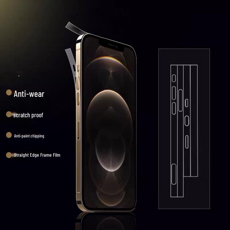 iPhone 16 Plus Hydrogel Frame Film for Apple 15 Pro Max - HD Matte Side Sticker