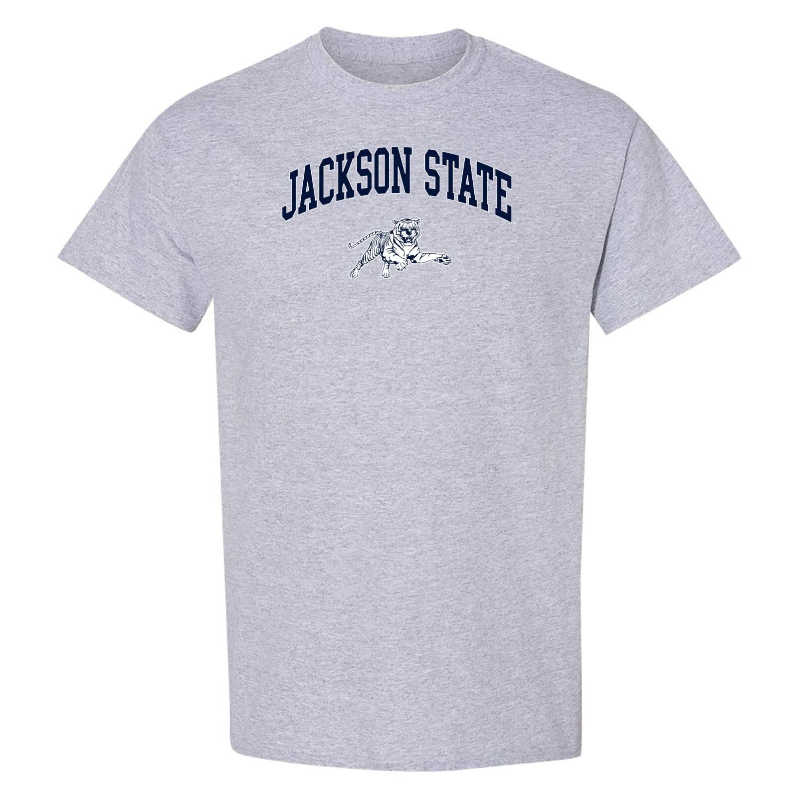 Jackson State Tigers Arch Logo - NCAA University T Shirt 3XL