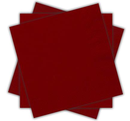 Serwetki 3-Warstwowe 20 Szt, Bordo (Claret)