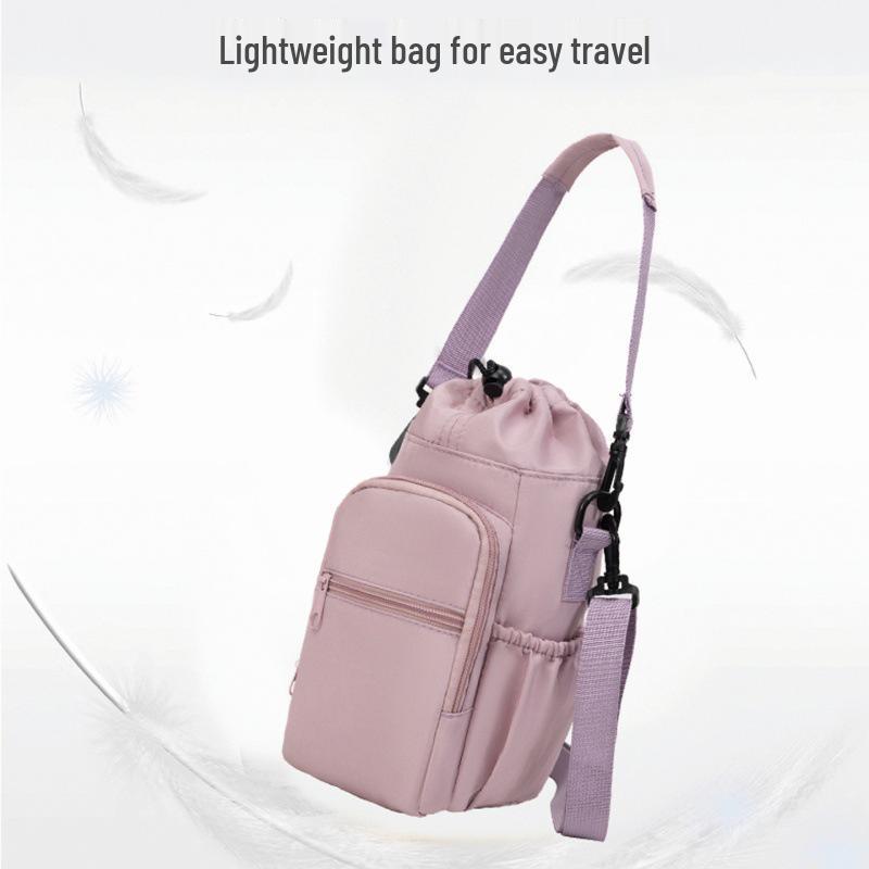 Women's Light Luxury Insulated Phone and Water Bottle Crossbody Bag - Niche Design, Fashionable, Cute, Casual.