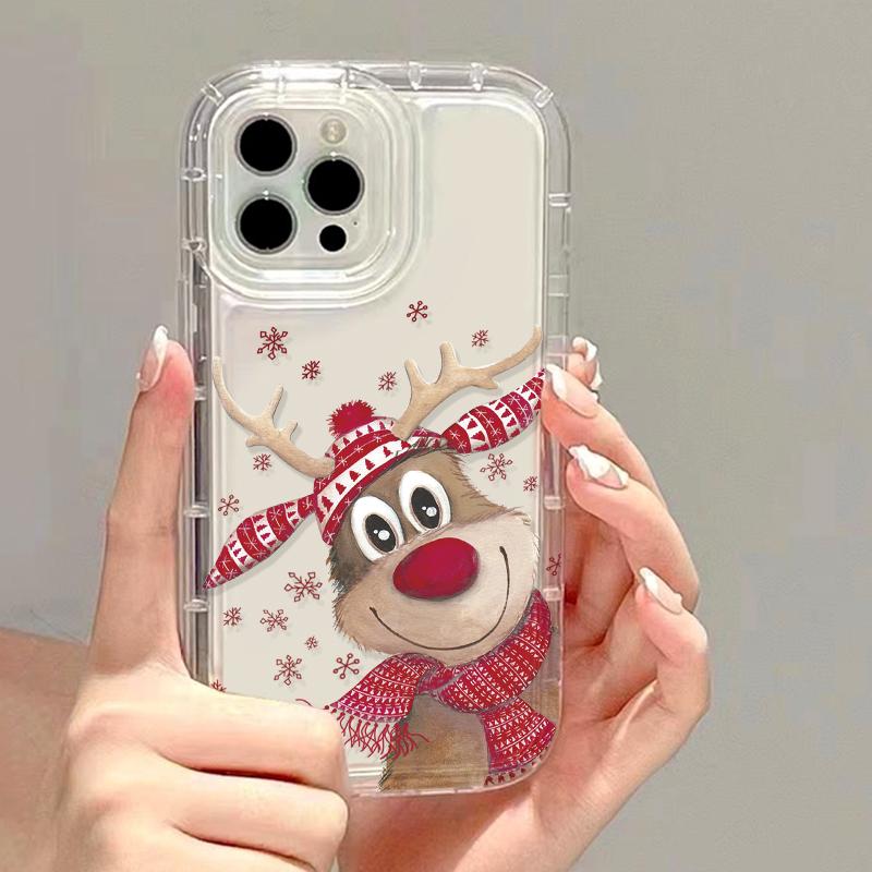 

Різдвяний чохол для Poco X6 Pro X3 M5S M5 C65 Redmi Note 13 5G 12 11 10 9 8 13C 12C 10C 9s 10s 11s 9T 9C NFC 9A М яка Funda For Poco C65