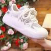 fashion 2024 Hot Sale Women's Shoes Lace-up Women's Vulcanize Shoes Fashion Round Head Ladies Casual Shoes New Mesh Breathable Sneakers