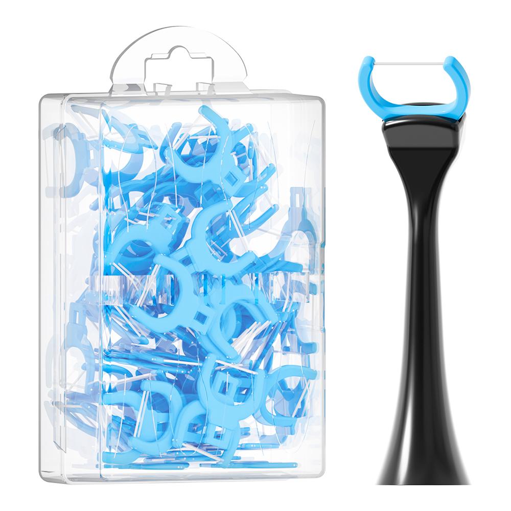 

Сменные насадки для флоссера, совместимые с электрической зубной щеткой Philips Sonicare, 50 шт. сменных головок для флосс-пиков для зубов