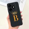 For Infinix Hot 40 Case Infinix Hot 40i Cute Crown Letters Back Cover Phone Case For Infinix Hot 40 Pro Hot40 Hot40i Soft Fundas