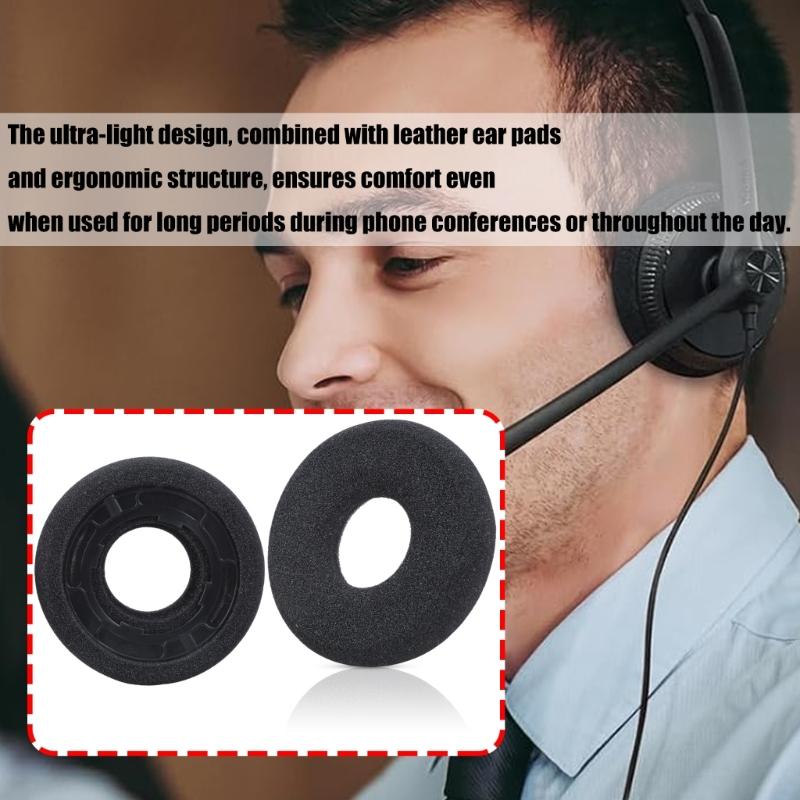 Comfortable Replacement Ear Cushions For UH34 UH34 Lite Headphones Soft Breathable Sponge Noise Isolation Ear Pad