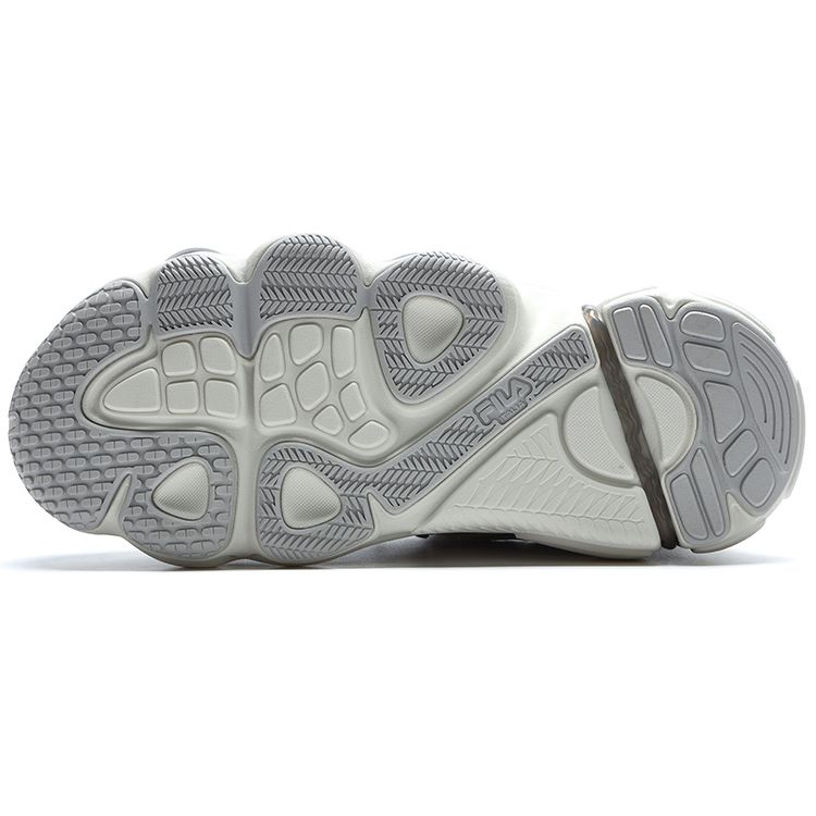 FILA Women's Court Deluxe Low Grey White F12W312120FAN
