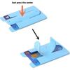 Card Holder with Cell Phone Stand,Stick-on Silicon Rubber Smartphone Sleeve Support Wallet(6pcs)