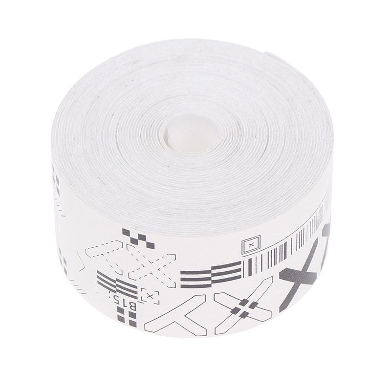 1Roll 500Cm Black White Print Tennis Racket Paddle Head Protection Tape Pu Stickers For Beach Pickleball Racket Sport Parts