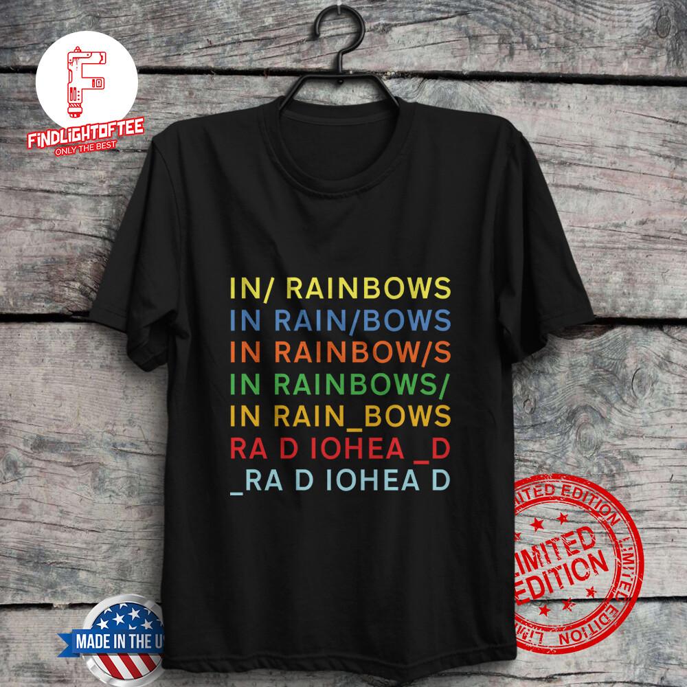 

In Rainbows by Radiohead TShirt Thom Yorke Philip Selway Jonny Greenwood 15 Step Unisex T-Shirt XXXL