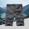 Men's Cotton Cargo Shorts - Multi-Pocket Zippered Military Outdoor Work Pants