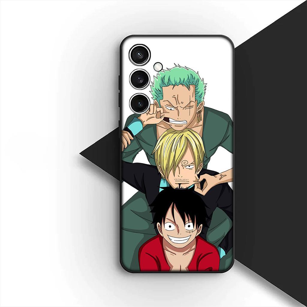 Cover for Samsung Galaxy A35 A36 A55 A26 A05 A06 A14 A50 A51 A53 A54 A12 A13 A23 Phone Case Sanji Roronoa Zoro One Piece Luffy