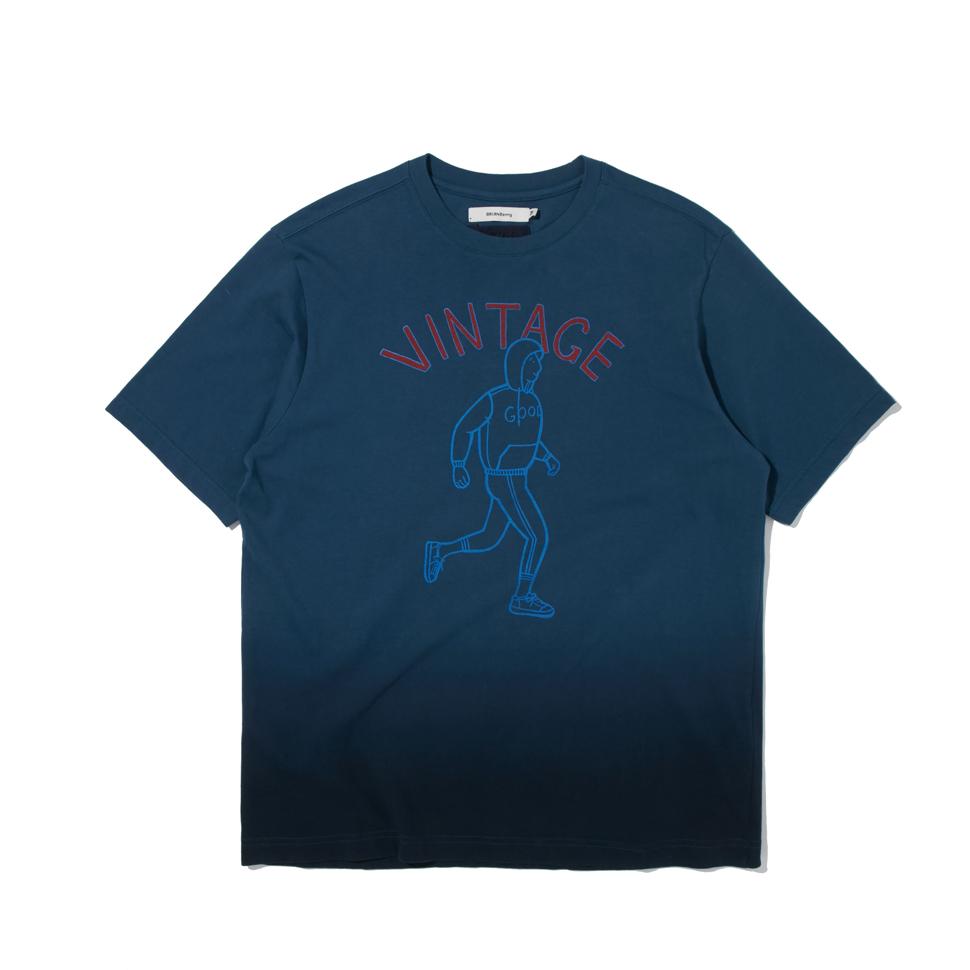 Brian Berry Vintage Runner S/S Tee_Navy Navy/M