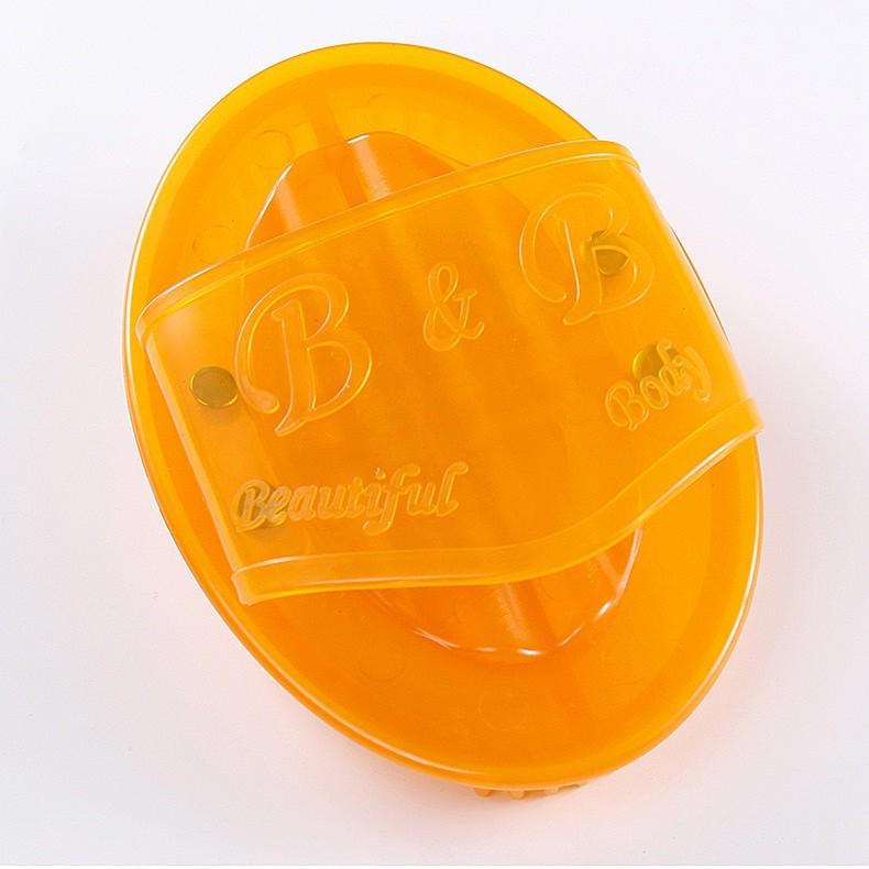Orange Meridian Slimming Silicone Massage Brush – Soft Brush for Full Body Beauty