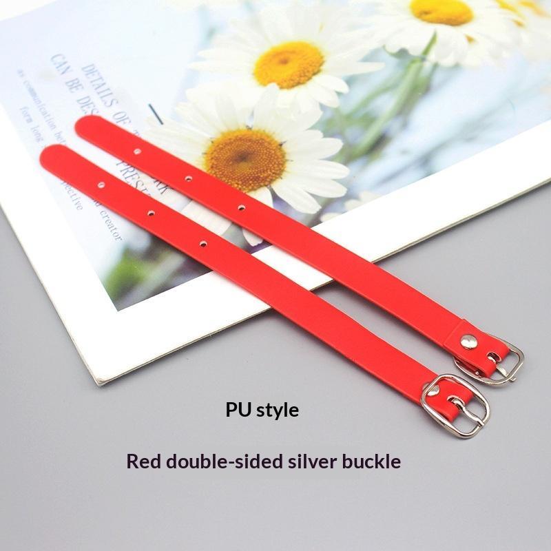 Easy To Write Double Sided PU Luggage Tag Alloy Buckle Rust Proof Copper Rivet for Travel Baggage Identification