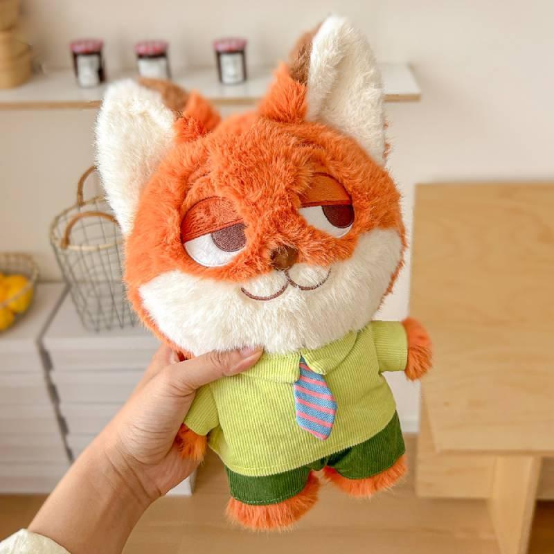 Adorable Disney Zootopia Judy Nick Wilde Police Plush Toy Soft And Cuddly Doll