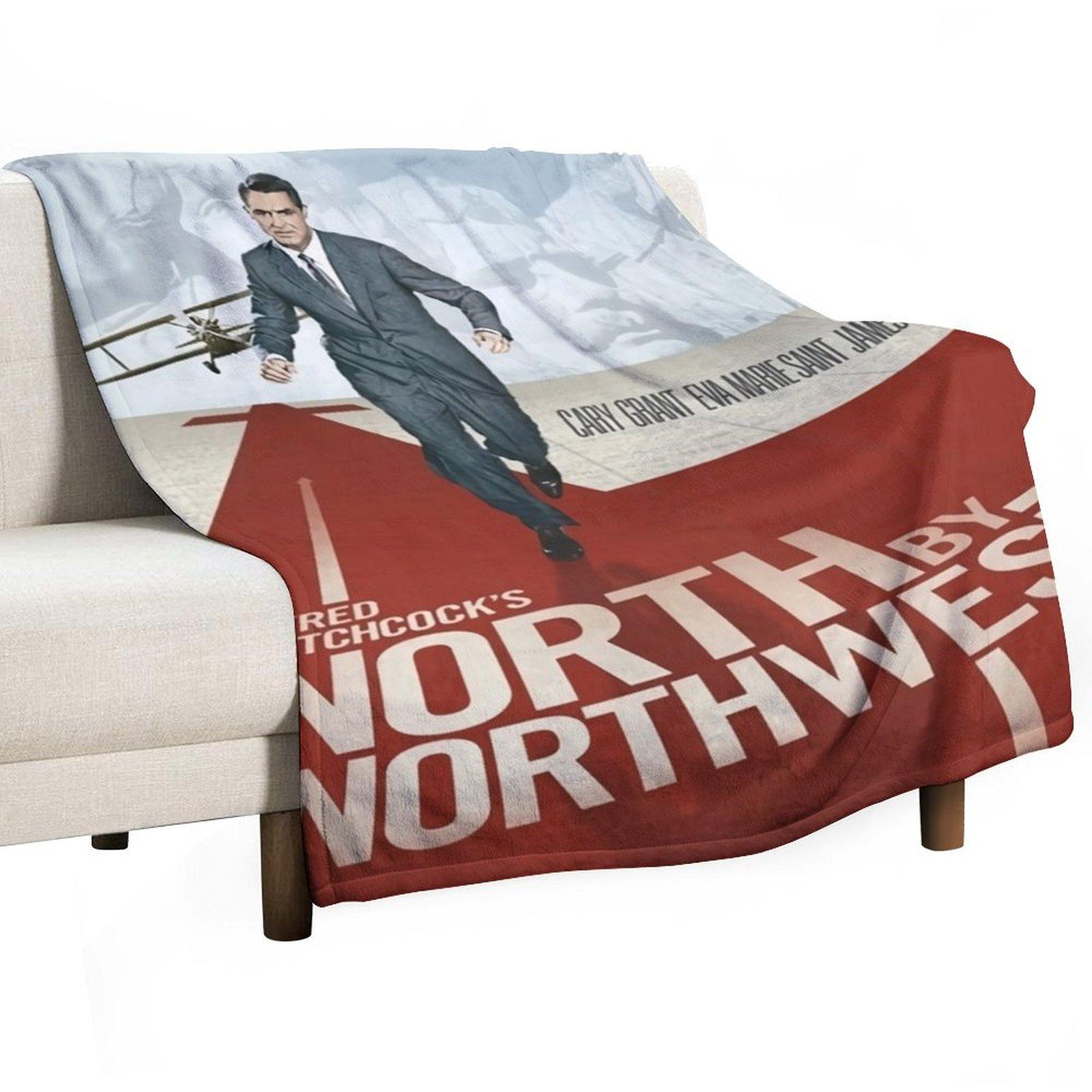 North by Northwest (1959) Throw Blanket Quilt Bed Fashionable warm winter Beautifuls Blankets 30x40in