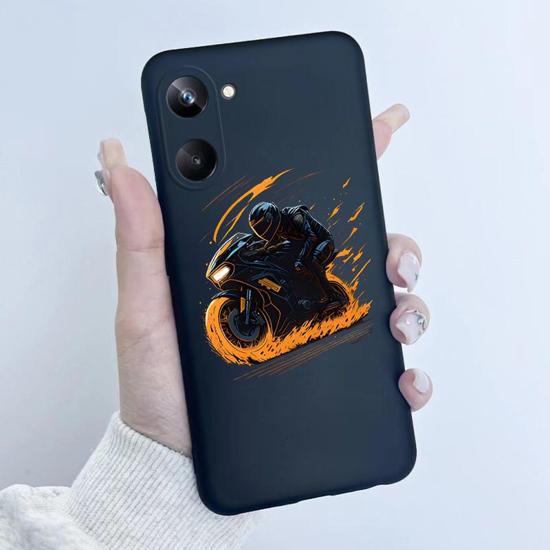 For Realme 10 Pro Phone Case RMX3661 Butterfly Flower Girl Design Soft Silicone TPU Back Housing for Realme 10Pro 5G 2022 Cover