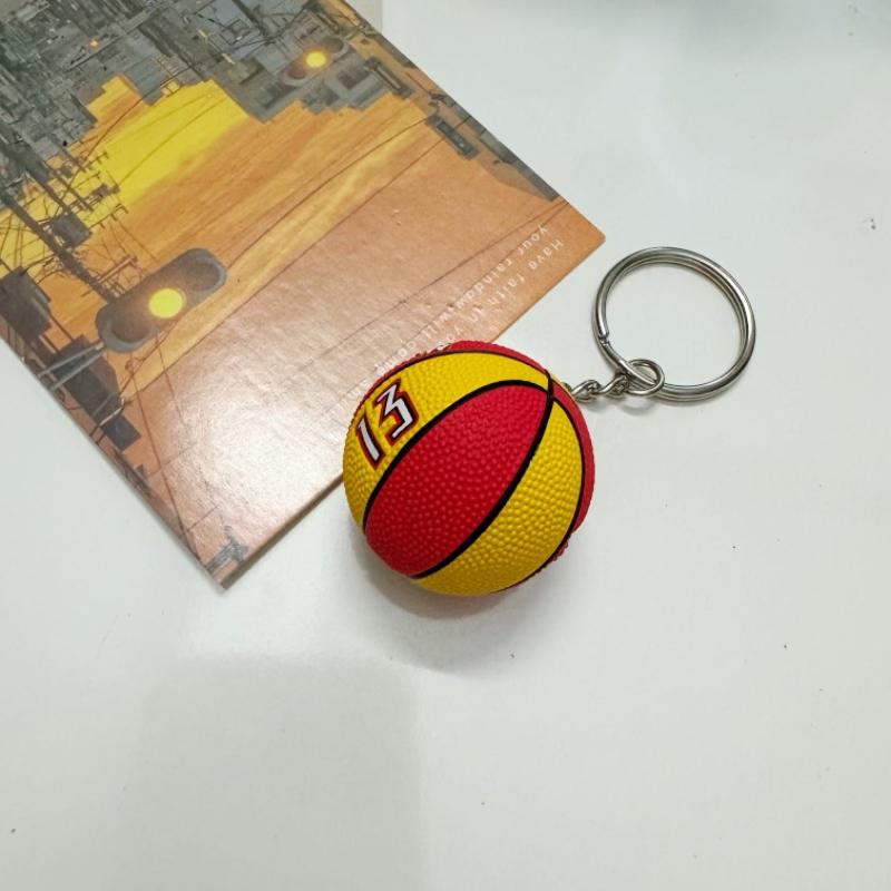 Curry Basketball Keychain Car Key Ring Star Fan Key Chain Ball Bag for Men Boy Car Keyring Lover Trinket Gifts Toys Accessories