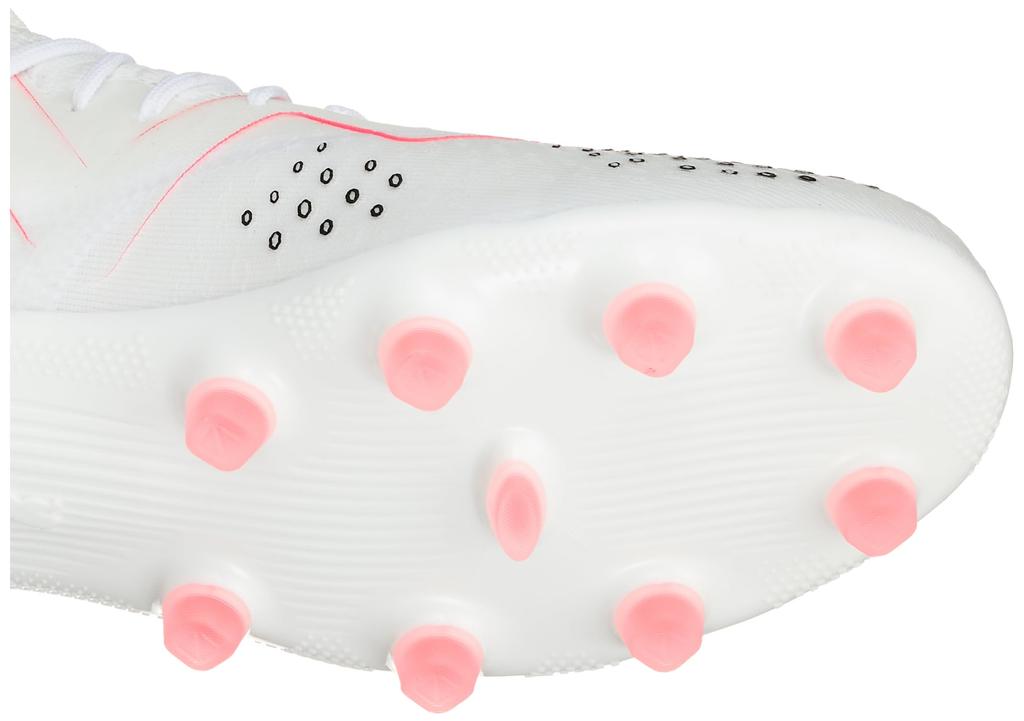 Puma Future Match Soccer 2023 Puma Size cm HG/AG Men's Cleats, Fall/Winter Colorway, White/Puma Black/Fire Orchid, 28.0