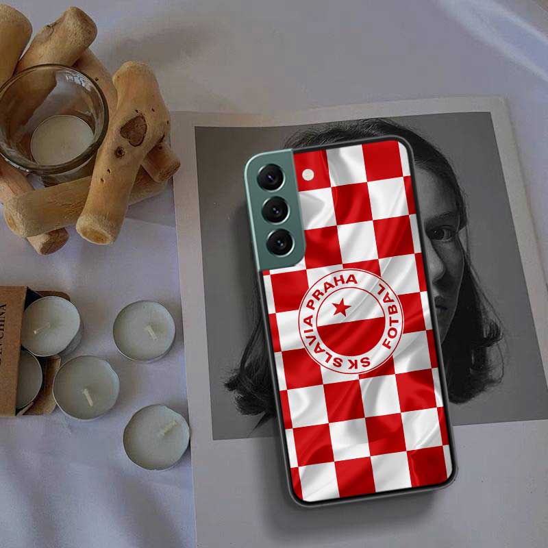 Sk Slavia Praha Czech Republic Phone Case For Samsung A16 A26 A36 A56 Galaxy A02S A12 A52S A13 A23 A33 A53 A54 A34 A24 A14 A22 A