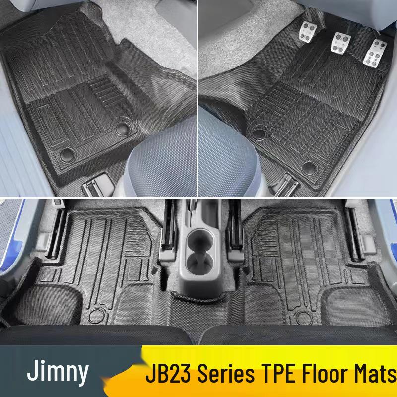 High-Side Wear-Resistant TPE Waterproof Floor Mats for Jiminy Suzuki Jimny