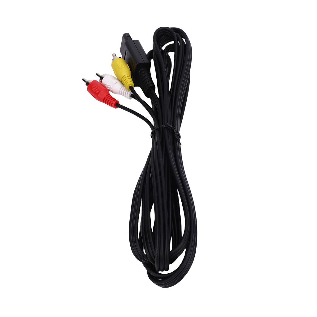 AV Composite Cable Fit for Famicon Game Console Stable Video Stereo Composite AV Cable