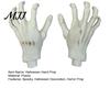 Script Killing Game Supplies 1 Pair Halloween Skeleton Hands, Realistic Plastic Zombie Life Spooky Lawn Cemetery Decors Size Severed Fake Hands