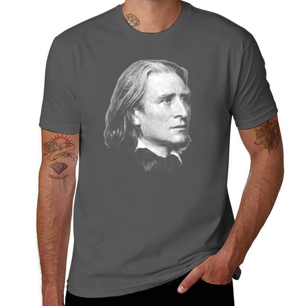 Franz Liszt - brilliant composer, virtuoso pianist T-Shirt t shirt man casual t shirts for man graphic tees T-Shirt