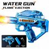 Electric Water Gun Toy Kids Water Squirt Gun with Lights and Sound Automatic Continuous Firing Watergun Beach Pool Outdoor Toy