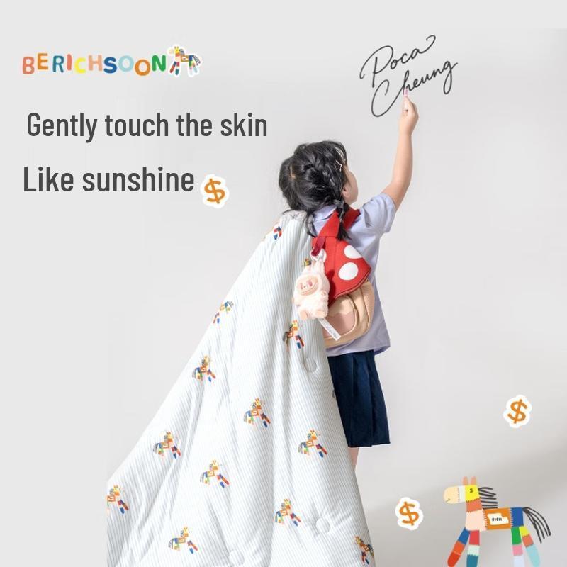 Aimeijia Kids Minky Dot Comfort Quilt