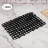 10Pcs Plastic Splicing Aquarium Filter Bottom Grid Plate Screen for Aquarium Fish Tank UseBlack