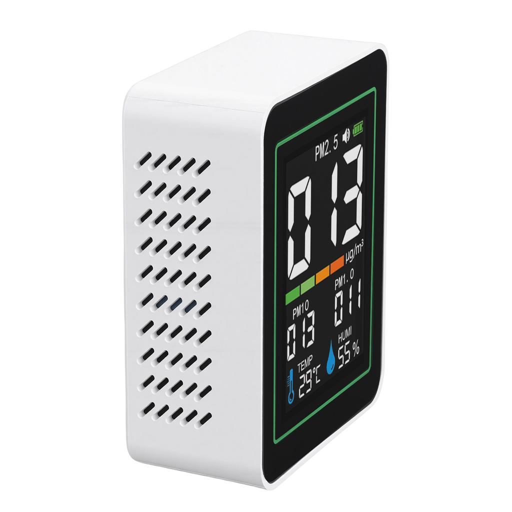   Quality Meter Indoor 5 in 1 PM2.5 PM10 PM1.0 Temp Humidity Detect Tester Portable Smart Infrared Dust Sensor
