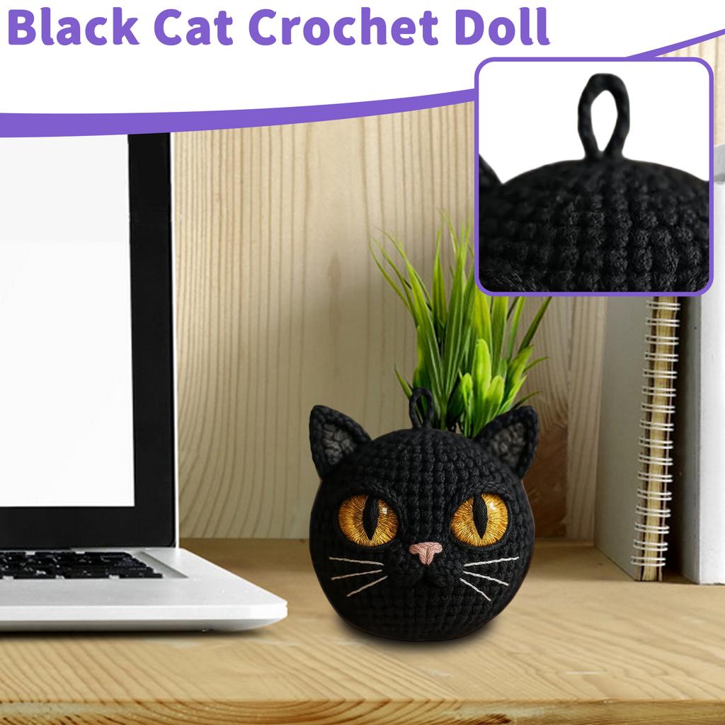 Handmade Crochet Doll – Knitted Yarn Plush Toy & Home Decor Gift