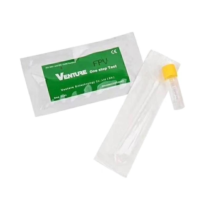 Kituri de Testare pentru Câini Pisici Pahar de Unică Folosință și Sticlă cu Diluant pentru Colectarea Urinei Fecale Detectarea CPV-CDV-FPV-TOXO-CCV