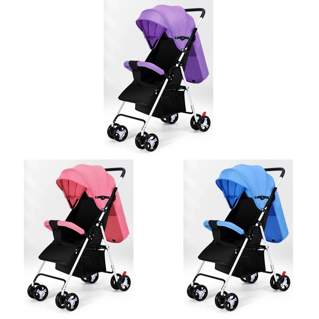 Stroller Baby Stylish In Soft Colors Comfortable Transport Folding Convenient