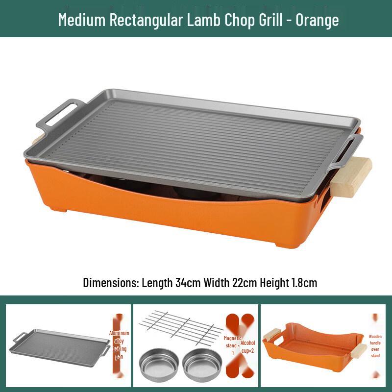 Kasicong Commercial Non-stick BBQ Warming Grill