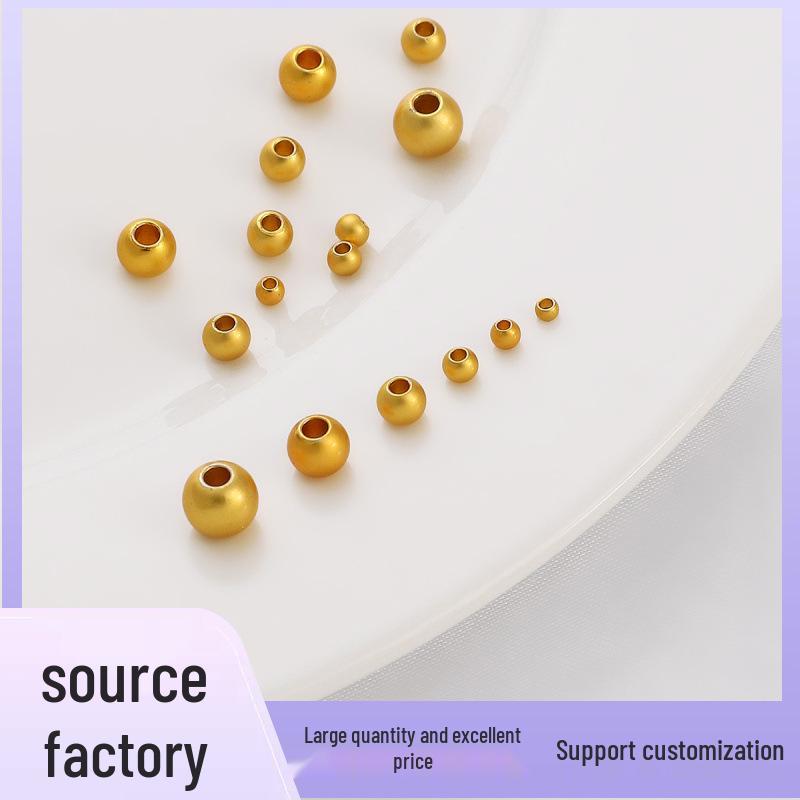 

Antique Gold-tone Copper Spacer Beads for DIY Jewelry-Making 2.5mm, hole 0.8mm, 20 pcs