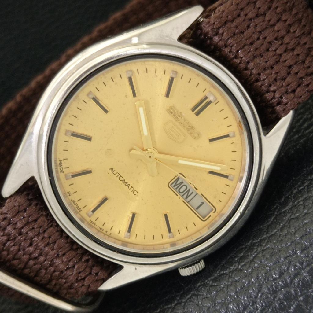

Б/У винтажные мужские часы SEIKO 5 AUTOMATIC 7009A из Японии с оригинальным циферблатом a435037-2 R122-a435037